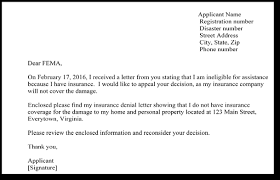Letter formatting, content and suggested information to attach are included within brackets. Https Www Naplesgolfguy Com Wp Content Uploads 2017 09 Post Storm Federal Fema Claim Process 2 Pdf