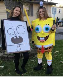 doodle bob and pencil made by me my daughter wanted to be this for halloween and her friend bought her costume supe halloween costumes halloween fun costumes