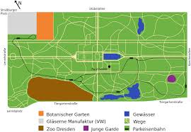 Die heutige größte parkanlage der stadt wurde ab 1676 auf geheiß des kurfürsten johann georg iii. File Grosser Garten Dresden Karte 2008 05 02 Svg Wikimedia Commons