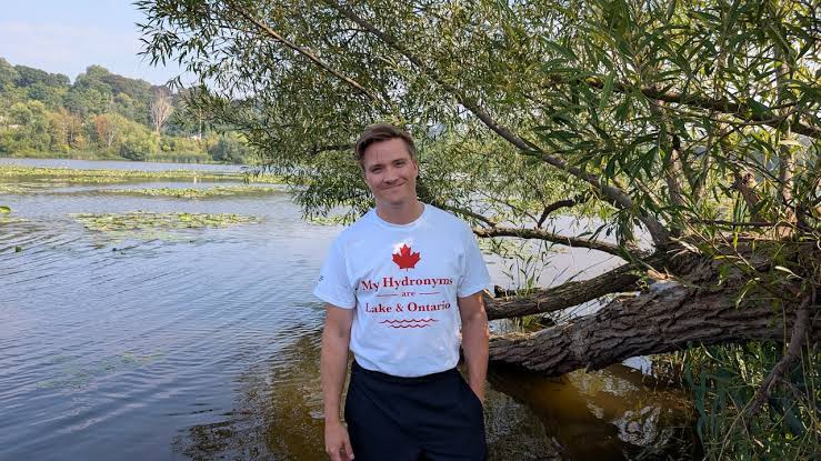 Canadian company sells 'My hydronyms are Lake and Ontario' T-shirts, donating $10 per item to Swim Drink Fish Canada after Trump's Lake America renaming