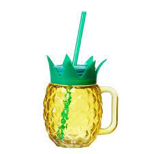 Apple iphone xs max 6.5. Paradise Pineapple Glass Mason Jar Set Of 4 18 Oz Walmart Com Canecas Bonitas Canecas Coisas De Cozinha