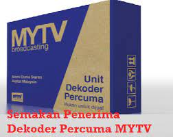 Perhatian kepada penduduk malaysia, kerajaan merancang untuk beralih ke siaran digital (dtt) dan menutup siaran tv analog pada tahun 2018 yang bebas gangguan cuaca dan siaran yang lebih jelas. Semakan Penerima Dekoder Percuma Mytv Online Mysemakan