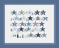 Kreuzstich 2343 Stickvorlage 24 Sterne Zur Adventszeit Kreuzstich Weihnachten Kreuzstich Sticken Stickvorlagen zum ausdrucken sind auf dieser seite kostenlos zu haben allerdings sollte auch unbedingt daran gedacht werden dass es reine stickvorlagen für den kreuzstich sind. kreuzstich 2343 stickvorlage 24 sterne