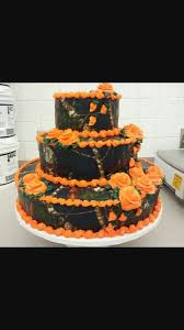 Orange Camo Cake Camo Wedding Cakes Wedding Cake Rustic Simple Wedding Cake