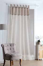 Rideau Voilage Mastic A Oeillets 140x260cm Aghata Rideaux Voilages Voilage Rideaux
