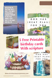 Perfect for friends & family to wish them a happy birthday on their special day. 5 Free Printable Christian Birthday Cards