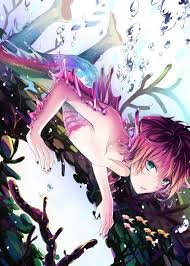 Pin By Revonda Bell On Anime Illustration Anime Mermaid Anime Merman Anime