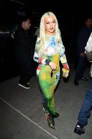 Christina Aguilera Wears a Naked Illusion Dress to NYFW 2023