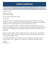 Compliance Analyst Cover Letter Jobhero