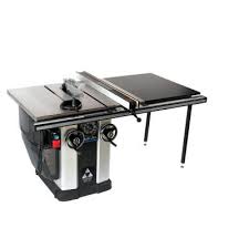 Delta 15 Amp 10 In Table Saw With 52 In Rip And Steel Extension Tables 36 5052t2 The Home Depot In 2020 Delta Table Saw Diy Table Saw Contractor Table Saw