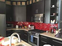 Well, you've come to the right place. Royal Red Glass Tile Kitchen Backsplash Dwell