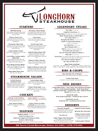 Made for one, but craveable enough to order two. Longhorn Desserts Menu 50 Off Longhorn Steakhouse Coupons Codes Printable June