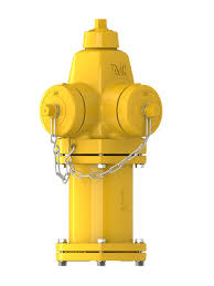AVK MODERN STYLE FIRE HYDRANT, 2 PUMPER NOZZLES - American AVK