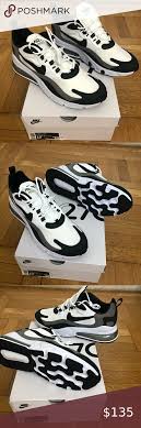 Nike Air Max 270 React Brand New Nike Air Max 270 Damaged Box Size 10 5 Color White Metallic Pewter Black Ni In 2020 Nike Air Max Air Max 270 Black Nike Shoes