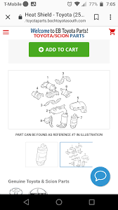 Most catalytic converters outlast the engine. 2005 Toyota Sienna Heat Shield The Part Labeled 7 In This Image Rusted And Broke Off My Van Is It Important To Get It Fixed Immediately Mechanicadvice