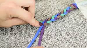 Gather the 4 strands together into a knot about 1 inch (2.5 cm) from 1 end. How To Make A 4 Strand Braided Bracelet 13 Steps With Pictures