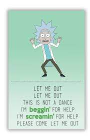 Rick And Morty Poster Tiny Rick Poster By Snooozeprints Rick And Morty Poster Rick And Morty Cartoons Love
