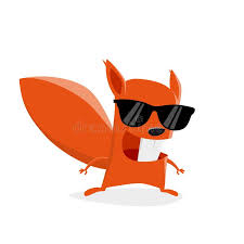 Ecureuil Drole De Bande Dessinee Avec Des Lunettes De Soleil Illustration De Vecteur Illustration Du Avec Ecureuil 115137669
