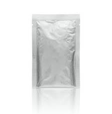 Blank Aluminum Foil Sachet Packaging Isolated On White Background With Clipping Path Sponsored Sachet Packaging Sachet Aluminum Foil White Background