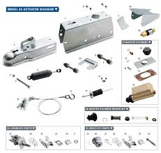 Proper brake function is critical to the safe operation of any trailer. Titan Model 60 Hydraulic Trailer Disc Brake Surge Coupler Actuator 2 Inch Ball 7 000lb Lever Lock