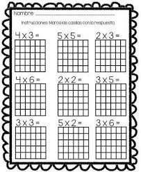34 Ejercicios De Las Tablas De Multiplicacion Para Imprimir Educacion Preescolar A Matematica De Terceira Serie Ensino Da Multiplicacao Aprender Matematica