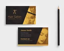 Black and gray tools barbershop business card. Hair Dresser Business Card Template Psd Ai Vector Brandpacks