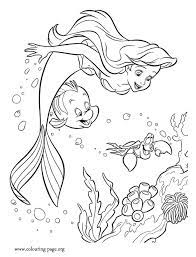 Download and print these ariel and flounder coloring pages for free. Ariel Loves Have Fun With Sebastian And Flounder What About Coloring This Amazing Scene From Ariel Coloring Pages Disney Coloring Pages Mermaid Coloring Book