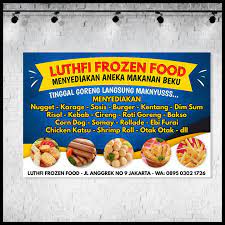 Galeri kontes desain kemasan frozen food boksa bakso. Cetak Spanduk Banner Frozen Food Toko Makanan Custom Shopee Indonesia