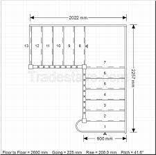 Buy Staircases Staircase Design Stairs Floor Plan Stair Layout