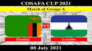 The 2021 cosafa cup will be the 20th edition of the cosafa cup, an international football competition consisting of national teams of member nations of the council of southern africa football associations (cosafa). Zambia Vs Lesotho Football Match 08 July 2021 Cosafa Cup 2021 Youtube