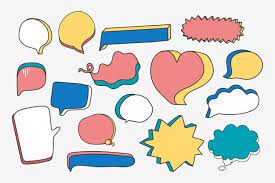 Download Blank Speech Bubble Set For Free Speech Bubble Vector Free Pixel Speech Bubble