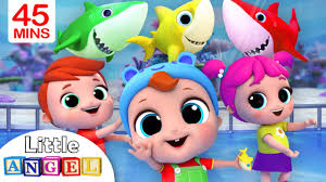 Baby Shark Dance Nursery Rhymes By Little Angel Youtube