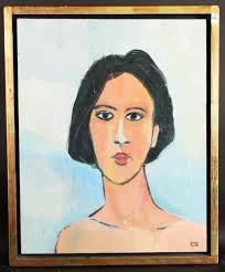 Sold at Auction: Robert James Renwick (b.1966), 'Head £102', Oil