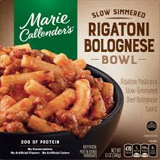 Marie callender's frozen dinners coupons can offer you many choices to save. Kroger Marie Callender S Slow Simmered Rigatoni Bolognese Bowl Frozen Meal 12 Oz