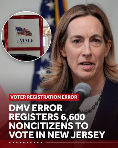About 6,600 noncitizens were mistakenly registered to vote after an error in the New Jersey motor vehicle system, Gov. Mikie Sherrill said Tuesday | “I am appalled by the reckless failures that
