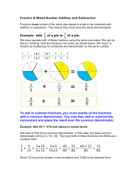 Check spelling or type a new query. Fraction Mixed Number Addition And Subtraction