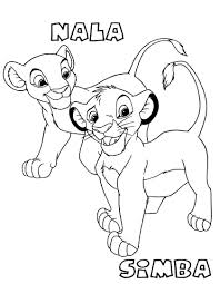 Lion Simba And Lion Nala Coloring Pages For Kids Ftf Printable Lions And Tigers Coloring Pages For Kids Fotos Rei Leao Leao Para Colorir Simba E Nala