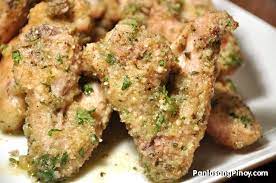 Garlic Parmesan Chicken Wings Recipe Appetizers With Chicken Wings Dried Oregano Garlic Powder Ground Cumi Chicken Wing Recipes Wing Recipes Chicken Recipes