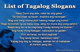 List Of Tagalog Slogans For Students Tagalog Slogan List