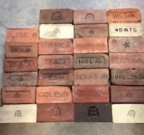 Common brick manufacturing association symbol bricks