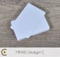 NFC Card - NXP MIFARE Ultralight C (white PVC) - NFC.CARDS
