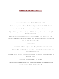 La data de in localitatea. Asistenta Inmatriculari