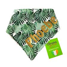 5 out of 5 stars. Personalised Dog Bandana Gold Silver Or Rose Gold Letters Handmade Dimples Dog Bandanas