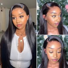 If i have to use gel or glue in the hairline? Straight Human Hair Wigs Straight Lace Front Wigs West Kiss Hair