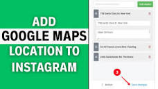 How To Add Google Maps Location To Instagram (FULL GUIDE) - YouTube