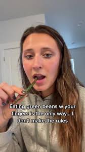 How to eat green beans: