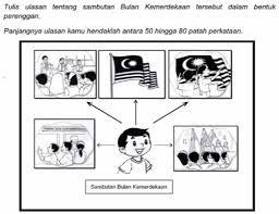 Contoh Jawapan Bahasa Melayu Penulisan Upsr Bahagian B Menulis Ulasan 3 Bumi Gemilang