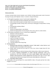 Contoh soal mata kuliah akuntansi keuangan lanjutan 1. Soal Uas Take Home Mata Kuliah Akuntansi Keuangan Iii Pdf