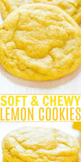 Combine flour, baking soda and cream of tartar; Soft And Chewy Lemon Cookies Averie Cooks
