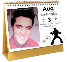 Elvis keeps natural blue eyes